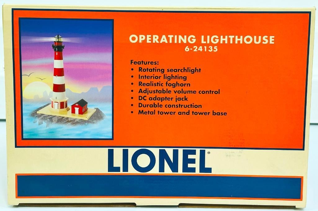 Lionel Modern O Gauge Operating Lighthouse #6  -   24135 Boxed (1 of 3)