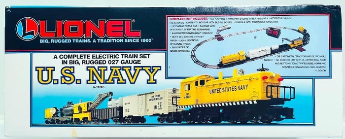 Lionel Modern O Gauge U.S. Navy Freight Set Boxed