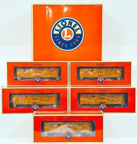 Lionel Modern O Gauge Santa Fe Steel  -   Sided Billboard Reefer 5 Pack Boxed