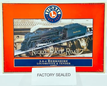 Lionel Modern O Gauge 2  -   8  -   4 Berkshire Locomotive and Tender #6  -   28074 Boxed