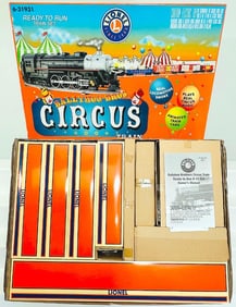 Lionel Modern O Gauge Ballyhoo Brothers Circus Freight Train #6  -   31931 Boxed
