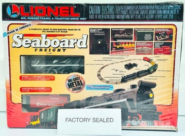 Lionel Modern O Gauge Seaboard Freight Set Boxed
