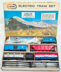 Lionel Postwar O Gauge Outfit No. 12800 6 Unit Diesel Boston & Maine Diesel Switcher Freight Set