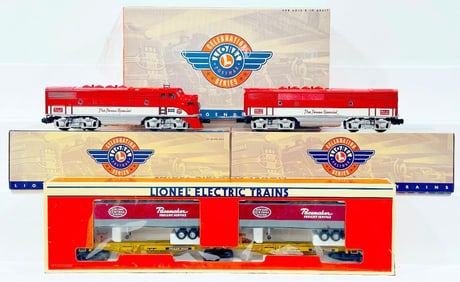 Lionel Modern O Gauge Texas Special F -  3 A -  B Diesel Units Boxed #6 -  38100 and New York