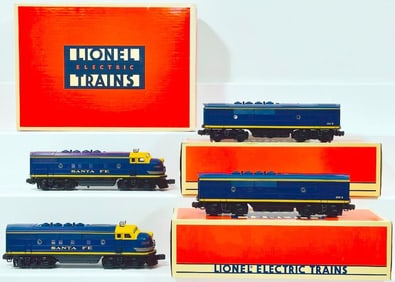 Lionel Modern O Gauge Santa Fe AA Units #6 - 18117/Santa Fe F -  3 B Unit/ATSF F - 3 B Unit
