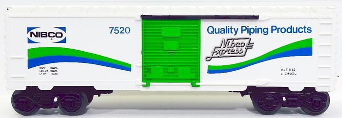 Lionel Modern O Gauge 7520 Nibco Express Box Car