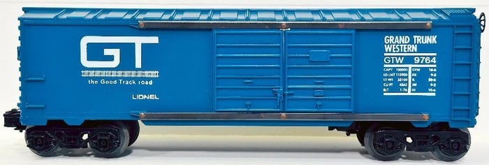 Lionel Modern O Gauge 9764 Grand Trunk Western Box Car