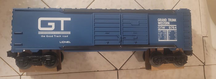 Lionel Modern O Gauge 9764 Grand Trunk Western Box Car