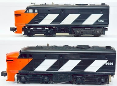 Lionel Modern O Gauge Canadian National 8025 A  -  A Powered and Unpowered Diesel Units