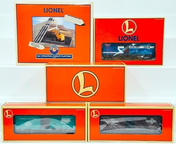Lionel Modern O Gauge 6464 Overstamp Box Car Set #6 -  21756/3530 GM Generator Car #6 -  19831