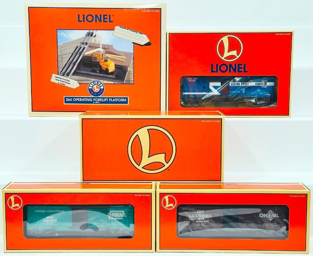 Lionel Modern O Gauge 6464 Overstamp Box Car Set #6 -  21756/3530 GM Generator Car #6 -  19831 (1 of 4)