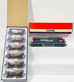 Lionel Modern O Gauge 8228 Southern Pacific DASH -  9 Diesel Locomotive/Milwaukee Road Ore Car 6