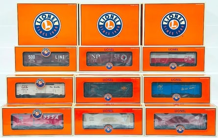 Lionel Modern O Gauge 6464 Archive Box Car 3 Pack #6  -   39242 /Archive Collection 6464 Box Car 3