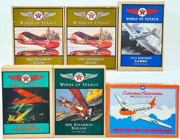 Eastwood Automobilia Modern United States Navy R4D Airplane Bank/Texaco Wings of Texaco 5 Airplanes