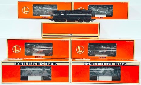 Lionel Modern O Gauge 2360 New York Central GP -  9 Locomotive/ Six (6) Assorted Passenger Cars