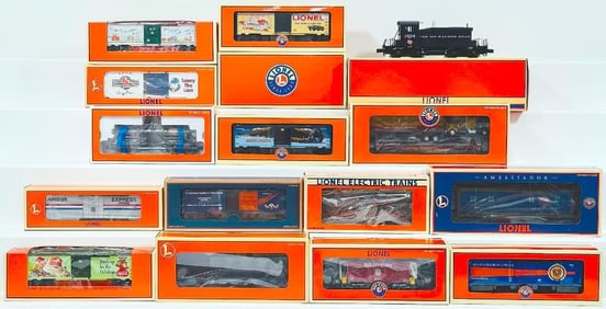 Lionel Modern O Gauge Mr. Muffins Trains Exclusive Milwaukee Road Legacy SW -  1 Locomotive and 13