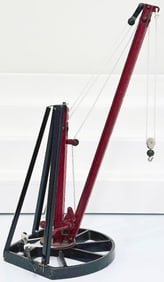 Buddy L Prewar 240 Small Derrick black and red manufactured 1921