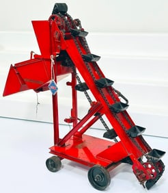 Buddy L Prewar 300 Sand Screener red manufactured in 1927 to 1930