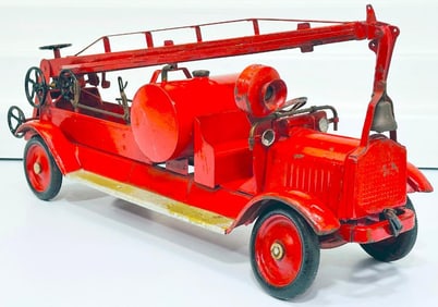 Keystone Prewar Red 56 Fire Water Tower made in 1930 RARE