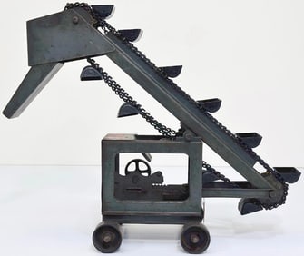 Buddy L Prewar 230 Sand Loader Gray manufactured 1924 to 1927