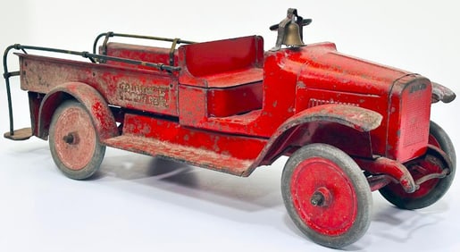 Buddy L Prewar 205 Insurance Patrol red manufactured 1925 to 1927 RARE