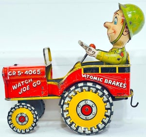 Marx Prewar G.I. Joe Crazy Car Red