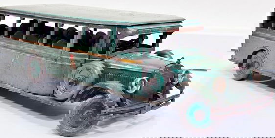 Buddy L Prewar 208 Transportation Coach Bus manufactured 1927 to 1932