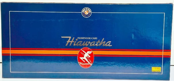 Lionel Modern Standard Gauge Four (4) Assorted Hiawatha Passenger Cars Boxed