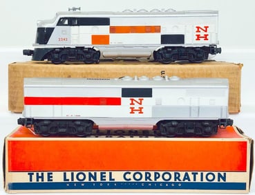 Lionel Postwar O Gauge New Haven 2242 A  -  B Diesel Units