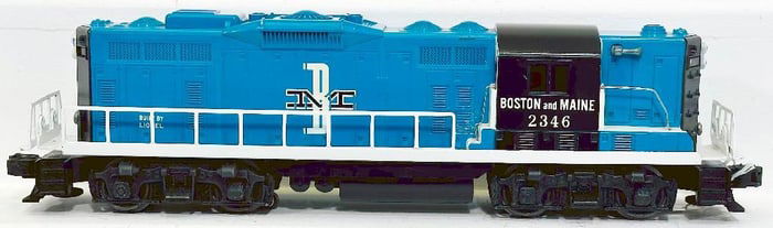 Lionel Postwar O Gauge 2346 Boston and Maine GP - 7 Switcher