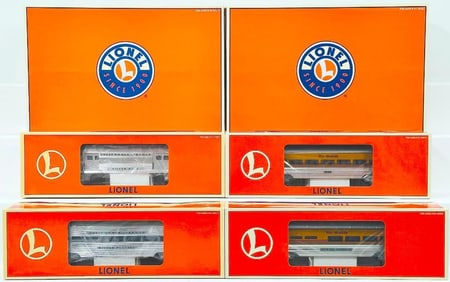Lionel Modern O Gauge Rio Grande Aluminum Passenger Car 2 - Pack/WP Aluminum Passenger Car 2 - Pack
