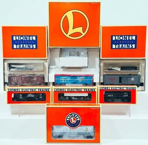 Lionel O Modern O Gauge Lionel Cola Animated Car and Platform/Monon Operating Brakeman Car/B&O