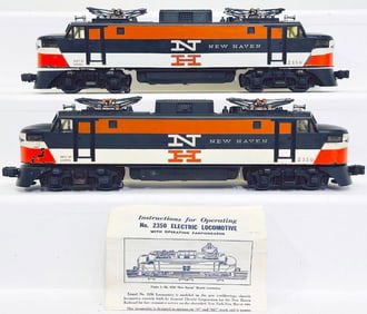Lionel Postwar O Gauge 2350 New Haven Electric Locomotive X2