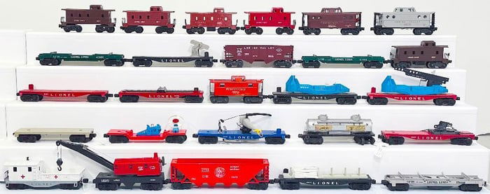 Lionel Postwar O Gauge Twenty - Six (26) Assorted Freight Cars