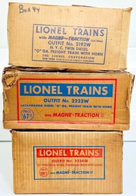 Lionel Postwar O Gauge 2234W Set Box only/2193W Set Box only/2223W Set Box only