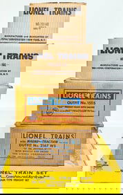 Lionel Postwar O Gauge 1609 original Set Box only/19142  -   100 original Set Box only/10140 - 9874