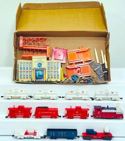 Marx Postwar Toy Project Mercury Cape Canaveral Play Set No. 4524/ Cape Canaveral Express Switcher