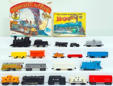 Mexican Marx Postwar O Gauge 5101 Aguila Express Switcher/Black Locomotive and Tender