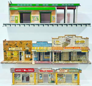 Marx Postwar Toy Assorted Buildings