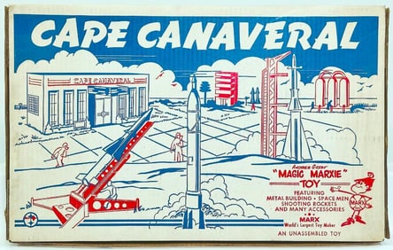 Marx Postwar Toy Cape Canaveral 2656 Set Boxed