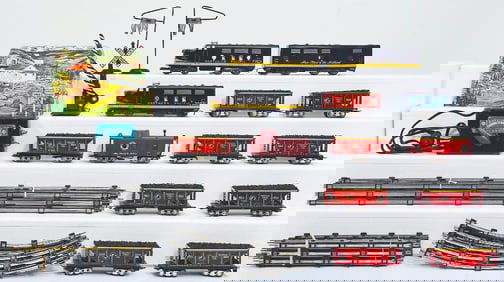 Marx Postwar O Gauge Homemade Northern Pacific Freight Set made by Dave Potter in 1993