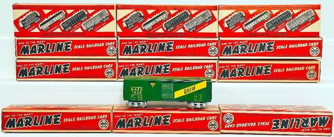 Marx Postwar O Gauge 3555 Scale Box Car Boxed X12