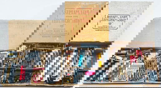 Marx Postwar O Gauge Three (3) Assorted Boxed Sets