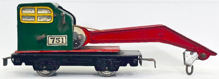 Marx Prewar O Gauge Crane Factory Prototype