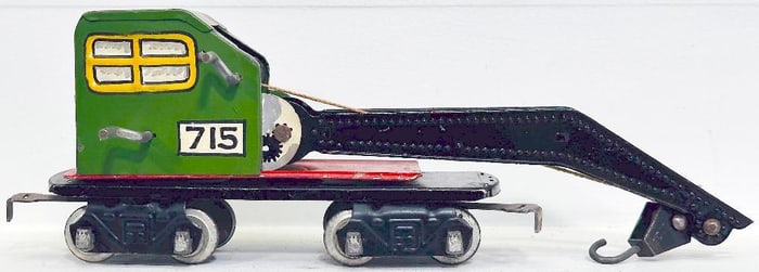 Marx Prewar O Gauge 715 Crane Factory Prototype