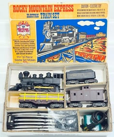 Marx Postwar O Gauge No. 15640 William Crooks Locomotive 2 Car Freight Set Boxed