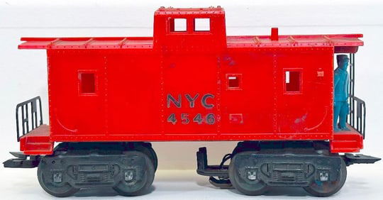 Marx Postwar O Gauge Red NYC Caboose Factory Prototype Model #2214