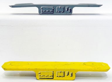 Marx Postwar O Gauge yellow Litho frame and gray Litho frame Factory Prototypes