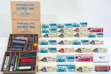 New Marx Modern O Gauge Twenty-Six (26) Assorted Freight Cars