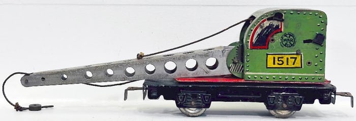 Marx Prewar 1517 Hand Painted Crane Car Model #823